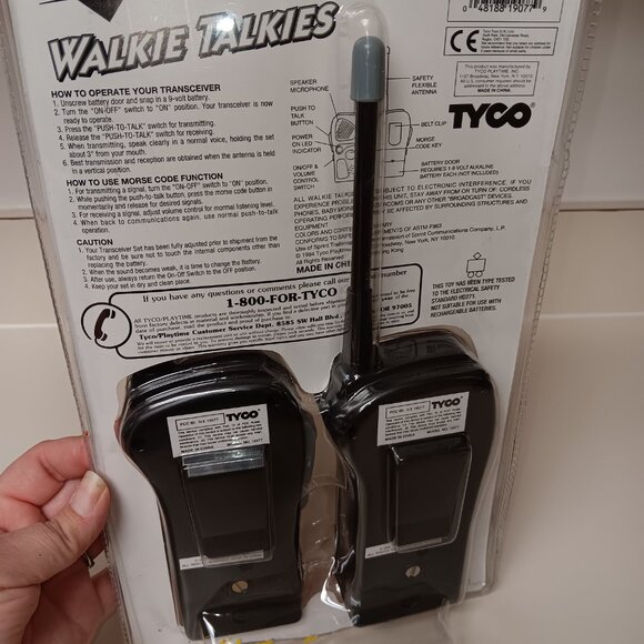 Vintage NOS Sprint 1994 Tyco playtime walkie talkies morse code key transceiver - Picture 2 of 6